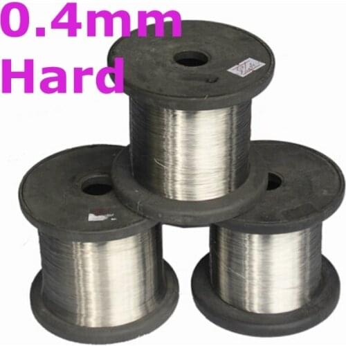 0.4mm SS304 Stainless Steel Wire Spools hard condition Bright Smooth Surface 100meters