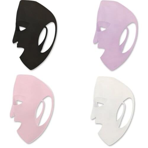 Silicone Face Mask Reusable Anti Wrinkle V Shape Face Firming Gel Sheet EarFixed New