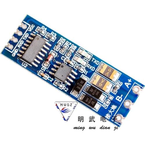 TTL Turn To RS485 Module Hardware Automatic Flow Control Module Serial UART Level Mutual Conversion Power Supply Module 3.3V 5V