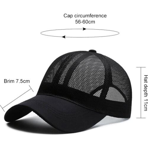 Unisex Quick Dry Cooling Sunscreen Hat Breathable Full Mesh Baseball Cap Adjustable outdoor Sports Cycling Running Sun Cap