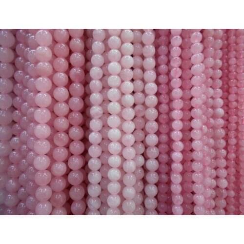 Jades Tanzanite Smoky Quartz None Jasper 4 6 8 10 12 mm charm jewelry Natural Rose Stone Round Loose Spacer Beads Strand DI