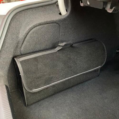 Portable Foldable Car Trunk Organizer Felt Cloth Storage Box Case Auto Interior Stowing Tidying Container Bags