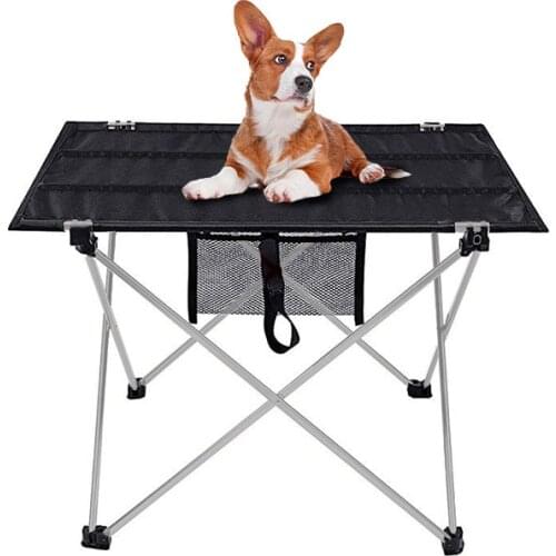 Hot Sale Portable Table Foldable Folding Camping Hiking Desk Traveling Outdoor Picnic 6061 Aluminium Alloy Ultra Light Table