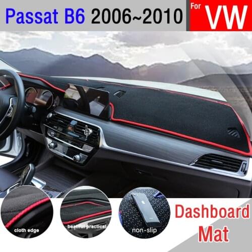 For Volkswagen VW Passat B6 2006~2010 3C Anti-Slip Mat Dashboard Cover Pad Sunshade Dashmat Carpet Accessories 2007 2008 2009