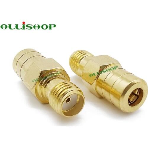 SMA to SMB RF Connector SMA Female to SMB Female for Coaxial Cable TV Antennas Wireless LAN Devices Wi-Fi Radios RF Adapter