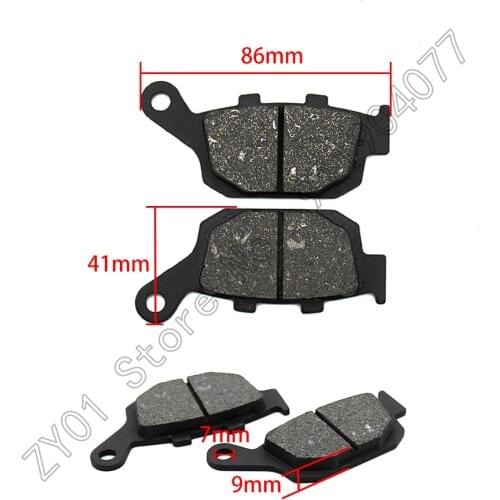 Steel Rear Brake Pads Disks Shoes for 50cc 70cc 90cc 110cc 125cc 140cc 150cc 160cc Pit Dirt Bike ATV Quad Motorcycle Scooter