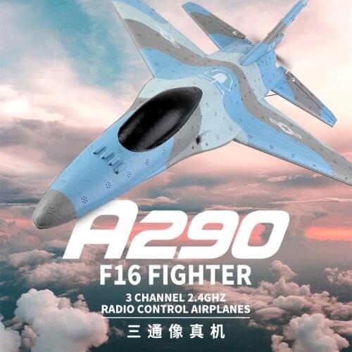 The Weili XKA290 Three-Channel Remote Control is like a Real Aircraft Fixed-Wing Aircraft Model Glide Aircraft Toy F16 Fighter
