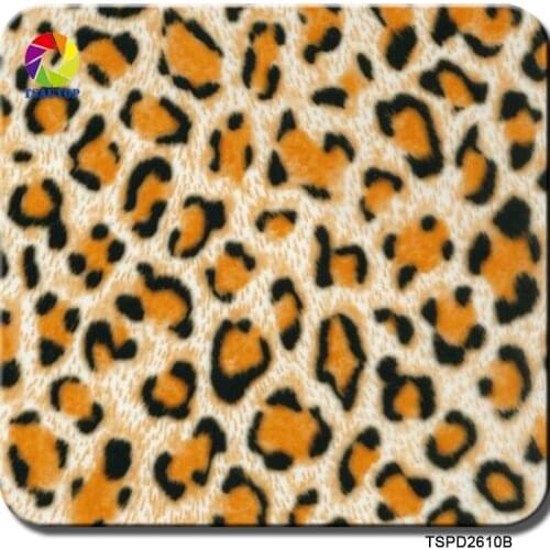 TSAUTOP Size 0.5m x 20m water transfer printing film Leopard hydrographics TS2610b