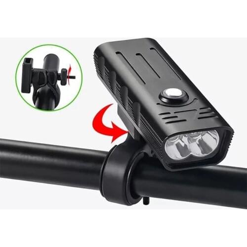 10000mAh Bike Light USB Rechargeable 1000 Lumens Bike Headlight 5T6 LED Super Bright Flashlight Front Lights Night Headlight