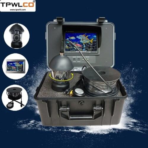 IP68 Waterproof Fish Finder 7inch TFT LCD 700TVL 360 degree Rotating Video Camera Underwater Ice Fishing Camera 20m Cable DVR