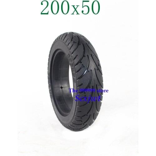 High Performance 200x50 Tyre Solid Tires with Good Quality Fit for Motorcycle Self Balancing Hoverboard Electric Scooter