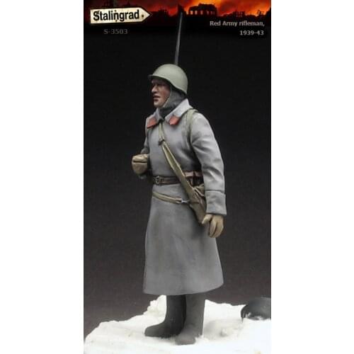 1/35 Resin Figures Model Kits Red Army rifleman Unassembled unpainted