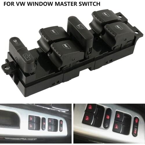 1PCS Master Power Window Control Switch Button Window Switch for VW 99-04 GTI Golf 4 Jetta MK4 BORA BEETLE Passat B5 B5.5