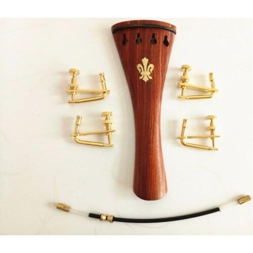 1pcs Red sandalwood 4/4 Violin Tailpiece violin accessories parts
