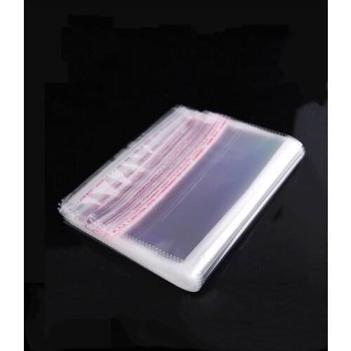 100PCS Multi-size garment packaging bag Cellophane&Clear OPP bag transparent self-adhesive sealed plastic bags 35*40cm-35*65cm