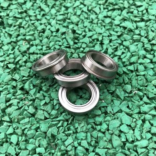 50pcs Flanged bearing F6701ZZ 12*18*4 shielded flange thin wall deep groove ball bearings F6701 -2Z 12x18x4 mm