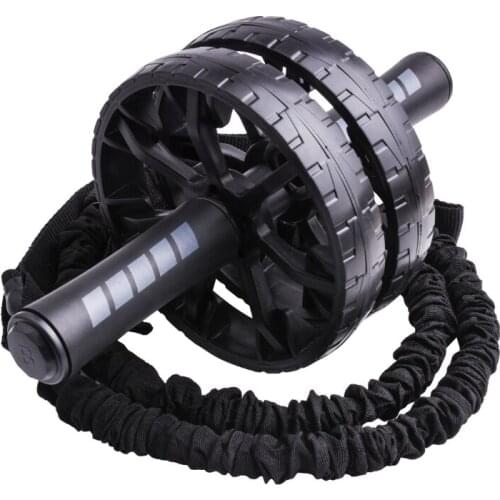 Abdominal Wheel Elastic Rope Combination Set Strength Exercising Fitness Equipment Muscle Mens Home