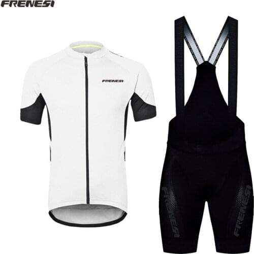 Frenesi 2020 pro summer Unisex skinny jersey bib gel cushion pants set cycling clothing mtb cycling mountain bike