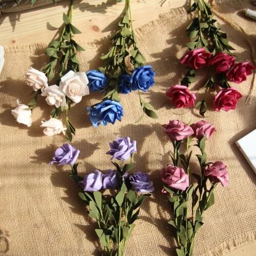 Ins Wind Simulation Foam Rose Bouquet Gourmet Life Swing Weding Decoration Flower Photo Props Photography Shooting Background