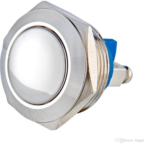 Best 48VDC Anti Vandal Push Button Switch Cheap Vs19-B-1-N Domed No