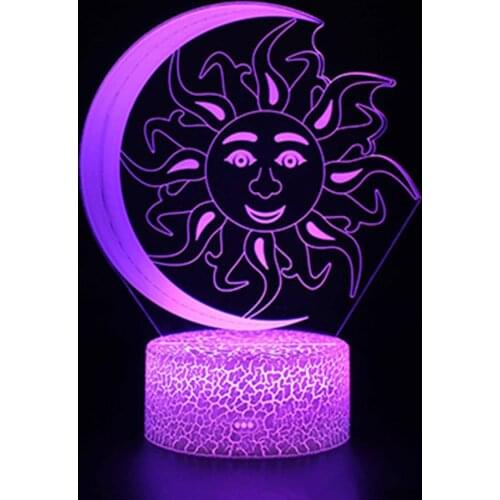 Moon Stars Remote Control Colorful Lamp Islamic Eid Mubarak Ramadan Gifts Ramadan Decoration LED Lights For Home Desktop Lights