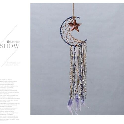 Metal Dream Catcher Moon Hoop for DIY Handmade Dreamcatcher Macrame Material Accessories Craft