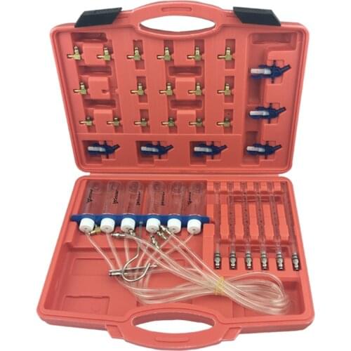 Diesel Injector Flow Meter Test Cylinder Common Rail Adaptor Set