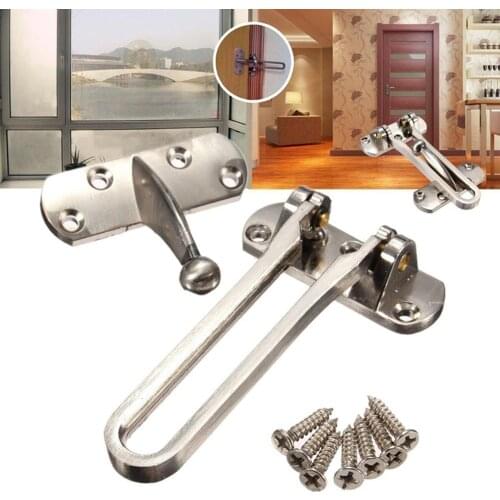 New High Quality Zinc Alloy Hasp Latch Lock Door Chain Anti-theft Clasp Convenience Window Cabinet Locks For Home Hotel Security