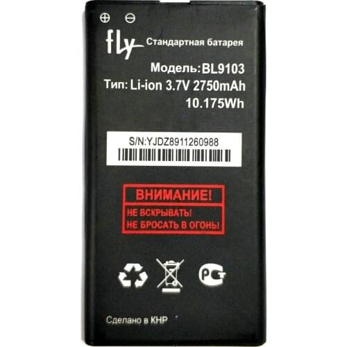 New BL9103 2750mAh Battery Replacement for FLY bl9103 Mobile Phone battery