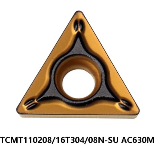 Original TCMT110208N-SU TCMT16T304N-SU TCMT16T308N-SU AC630M Carbide Inserts TCMT110208 TCMT16T304 TCMT16T308 N-SU Lathe Cutter