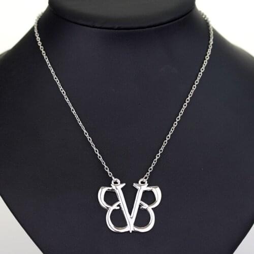 2020 Rock Band necklace Black Veil Brides Pendant BVB Logo Punk Gothic Choker Charm Chain Necklaces For Women Men Gifts Jewelry