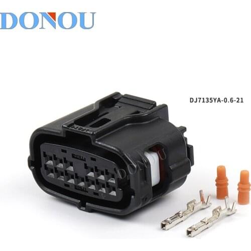 Suitable for Toyota gearbox front bumper radar wiring harness plug DJ7135YA-0.6-21 With terminal 6189-6985
