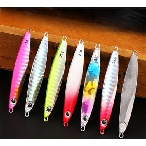 1pcs S-shape Deep Sea Fishing Lure Lead Fish Jig Luminous Belly Hard Bait Fishing Lure without Hook Fishing Accessories