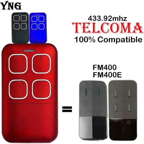 TELCOMA FM400 FM400E Garage Door Remote Control TELCOMA Gate Opener Wireless Transmitter Key