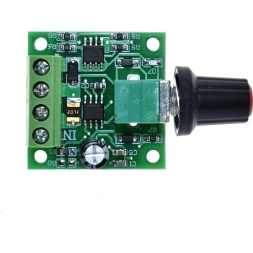 DC 1.8V 3V 5V 6V 12V 2A PWM Motor Speed Controller Low Voltage Motor Speed Controller PWM 0-100% Adjustable Drive Module