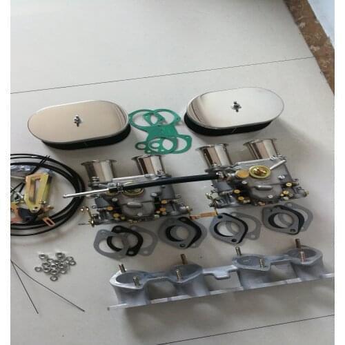 SherryBerg TWIN FAJS Dual carb 40DCOE Replace Weber Carburetor FAJS twin 40DCOE carburettor kit for Volvo B18/B20 inc manifold