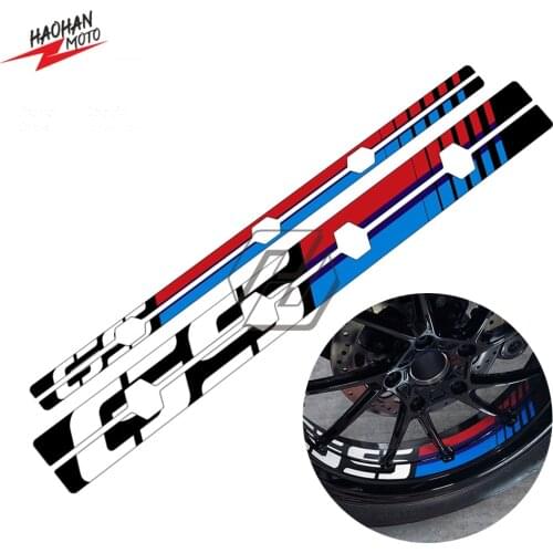 For BMW R1200GS LC 2013-2018 and R1250GS 2019 Rim Decoration Motorcycle Wheel Reflective Decal