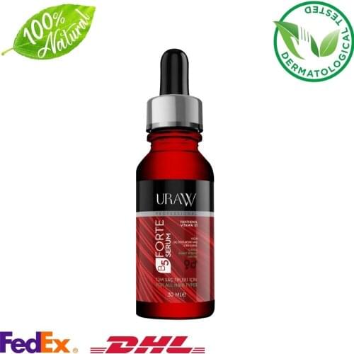 B5 Forte Plus Serum URAW 30ml Against Hair Loss Vibrant Lush and Well-Groomed Hair FAST DELIVERY