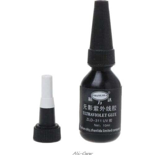 Ultraviolet Glue UV Light Adhesive Strong Bonding For Ceramic Glass Crystal Ultraviolet Glue easy deaeration