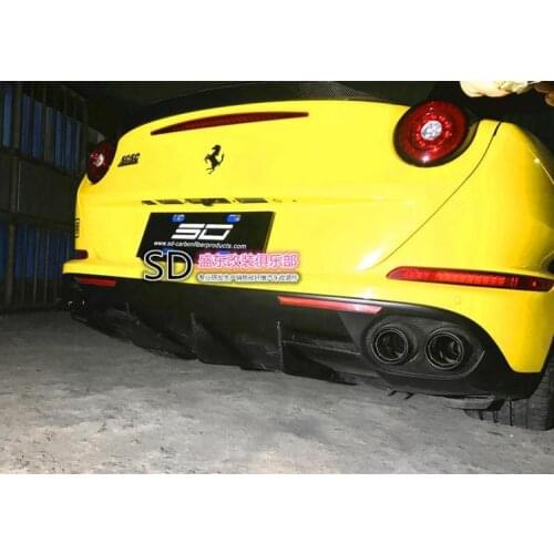 Fit for Ferrari California carbon fiber rear spoiler lips