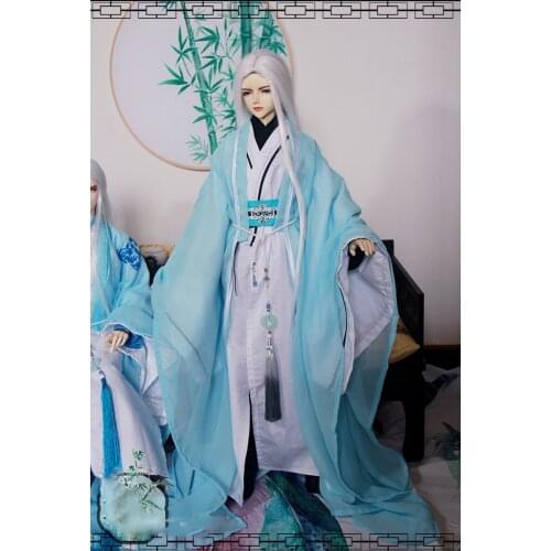 1/4 1/3 BJD Clothes Accessories Chinese Ancient Costume Hanfu Dress Warrior Outfit For BJD/SD EID ID72 Strong Uncle Doll A0686
