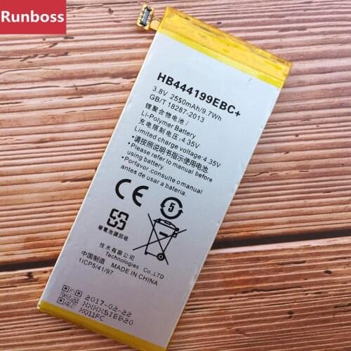 New HB444199EBC+ 2550mAh Battery For Huawei CHM-U01 Batteries