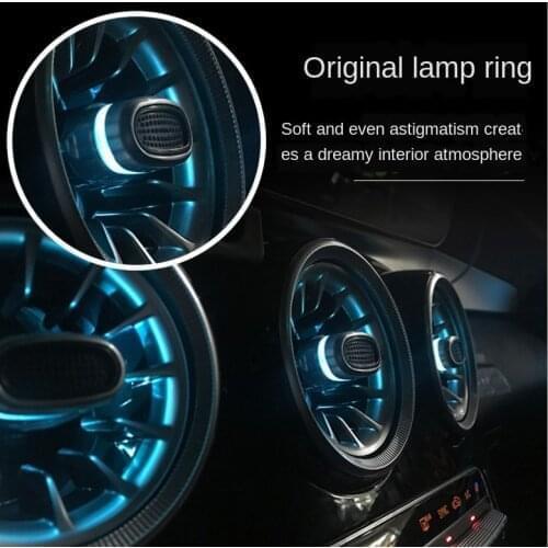 For Mercedes Benz V Class Vito Viano Valente Metris W447 15-19 Interior Front Dashboard Air Condition AC Vent Outlet Turbo Trim