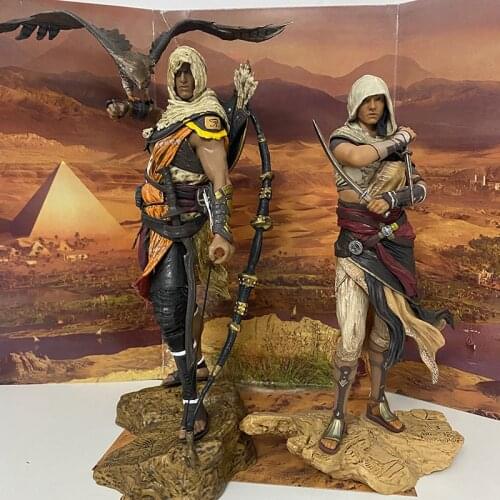 Assassin Creed Origins Bayek Aya Figure The Legendary Conner Eden Apple of Eden Action Figure Collectable Model Toy