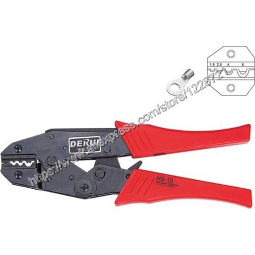 HS-10 strength-saving mini-typeFor Non-Insulated Terminals crimping plier CRIMPING PLIER 1.5-6 mm2 AWG 16-10