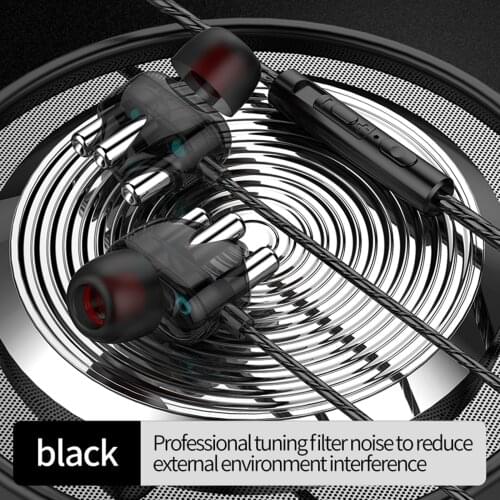 Gaming Wired Earphones in Ear Headphones 3.5mm for Workout Volume Control