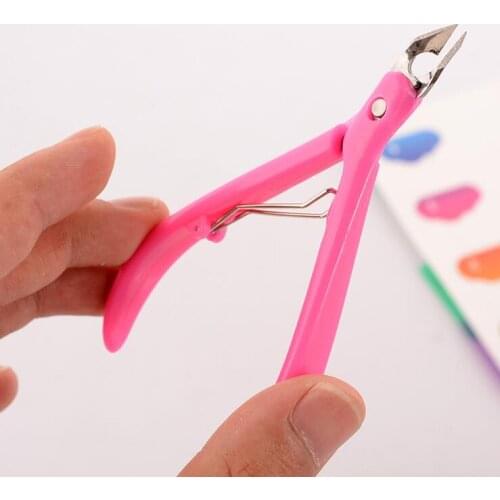 Creative Cuticle Nipper Dead Skin Cut Remover Nail Scissors Nail Care Tools Dead Skin Peeling knife Fork Trimmer Beauty Tools