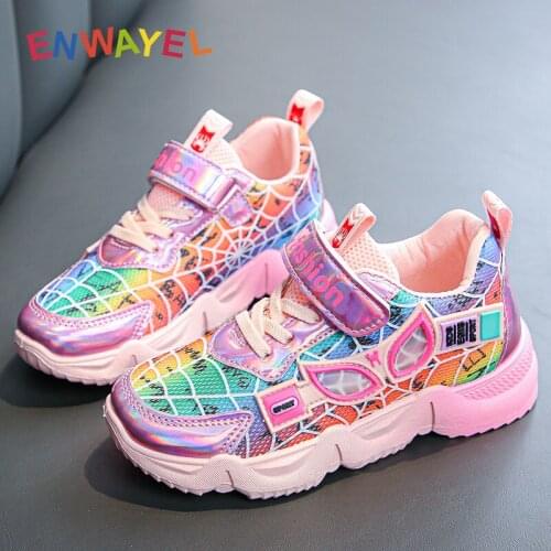 ENWAYEL Sneakers Kids Shoes For Girls Children Boys Sport Running 2021 Breathable Child Casual Students School Footwear