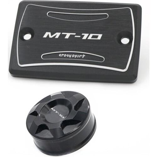 Front Rear Brake Reservoir Fluid Cover For YAMAHA MT-10 FZ-10 Motorcycle Master Cylinder Oil Cap FZ10 MT10 MT FZ Logo New