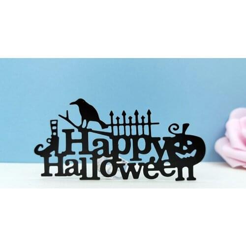 Halloween Metal Cuting Dies Scrapbooking Embossing Folders for DIY Album Cardmaking Craft Stencil Greeting Photo Paper